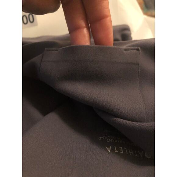 Athleta Pants Transcend Slim Flare Black Yoga Athleisure Training Purple XXS - Picture 11 of 11